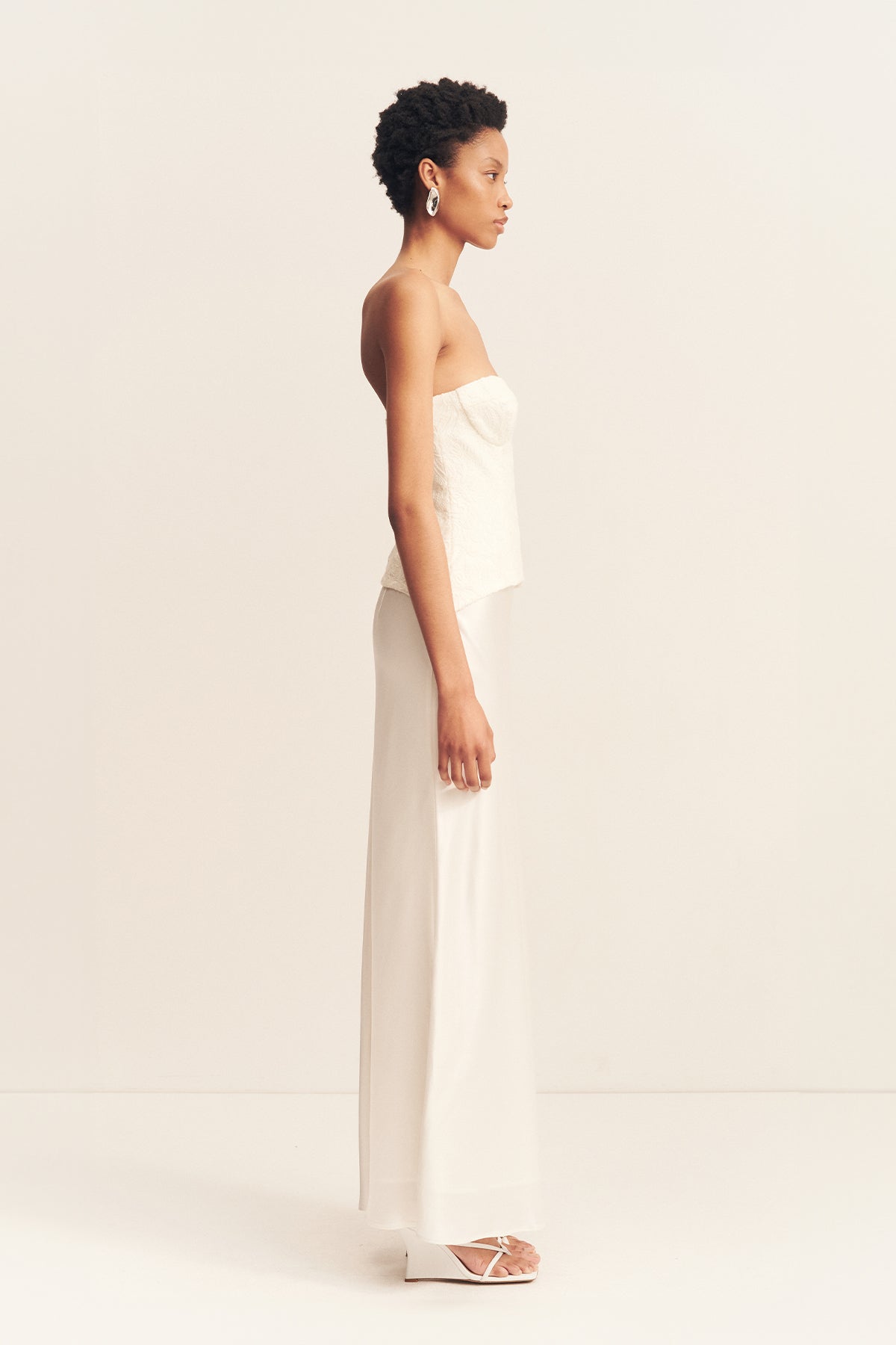 SAVANNA MAXI SKIRT - IVORY