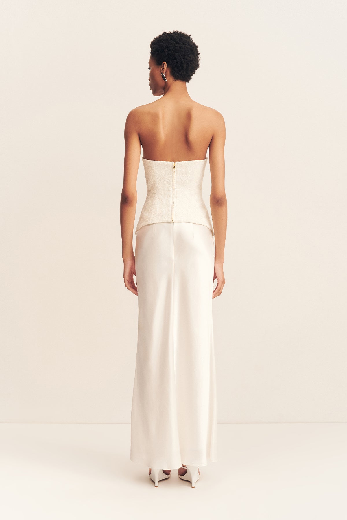 SAVANNA MAXI SKIRT - IVORY