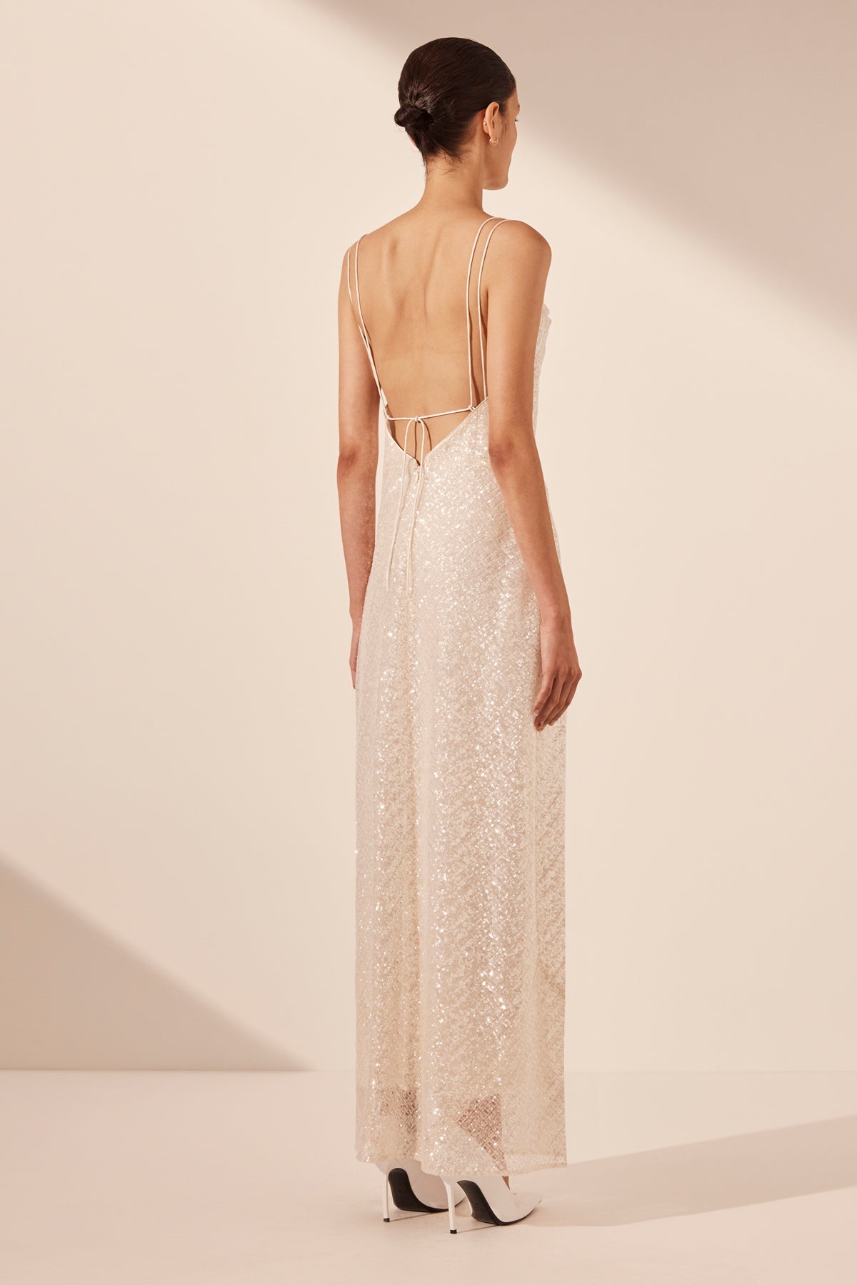 ALAYA COWL MAXI DRESS