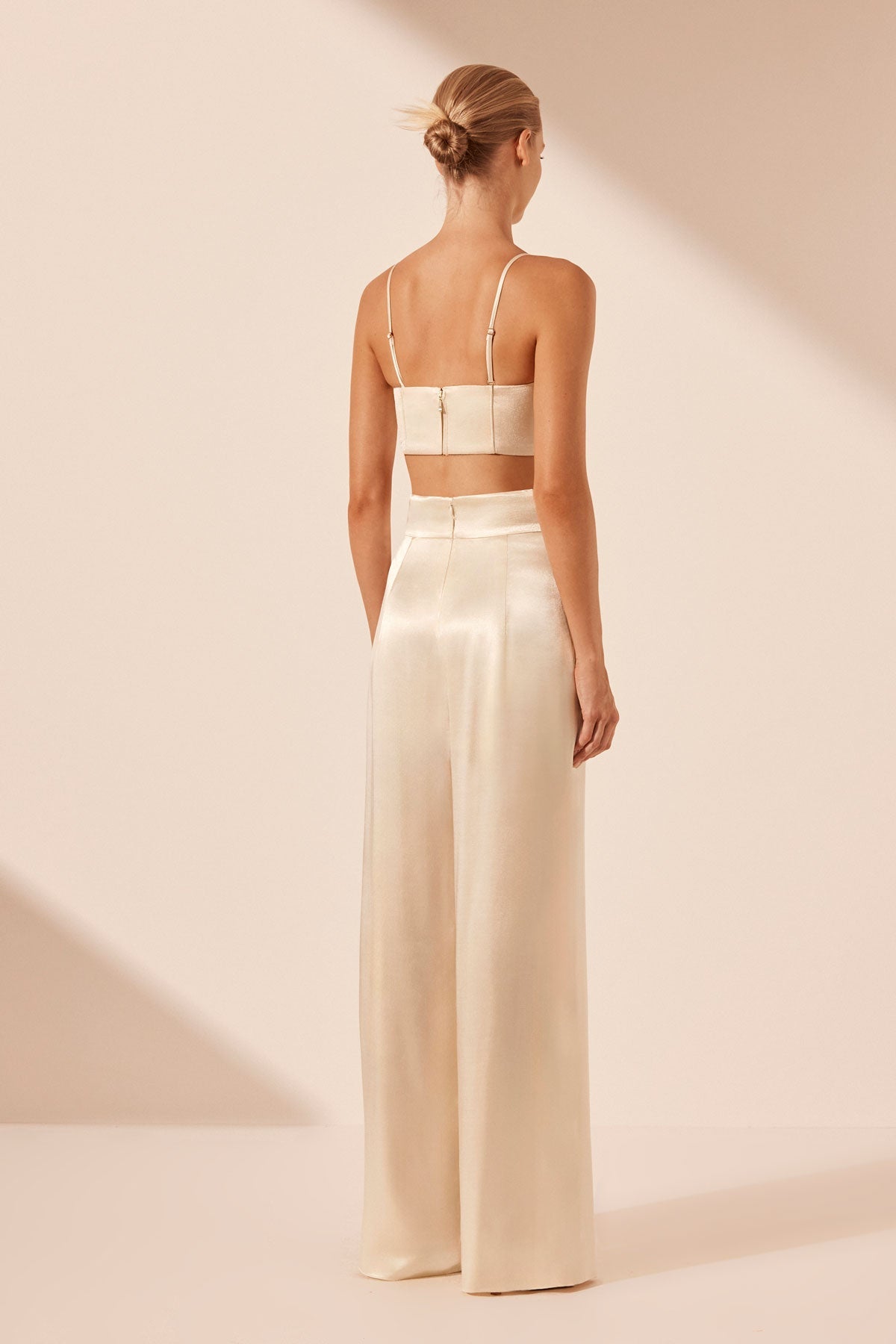 LA LUNE TUXEDO TROUSER - CREAM