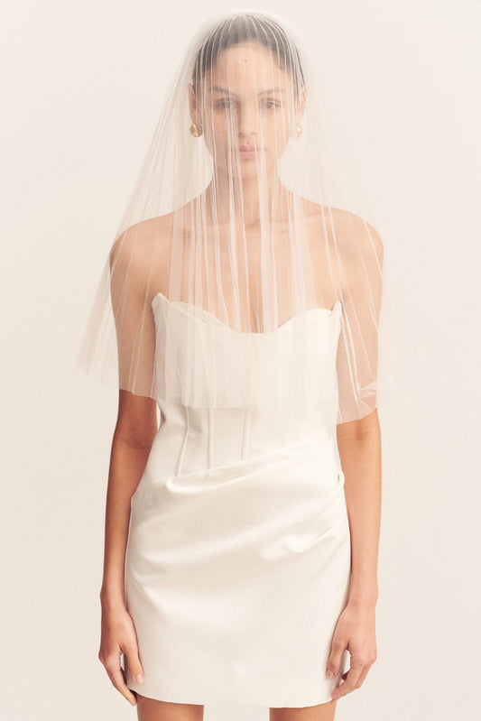 CIRRUS PLEATED VEIL
