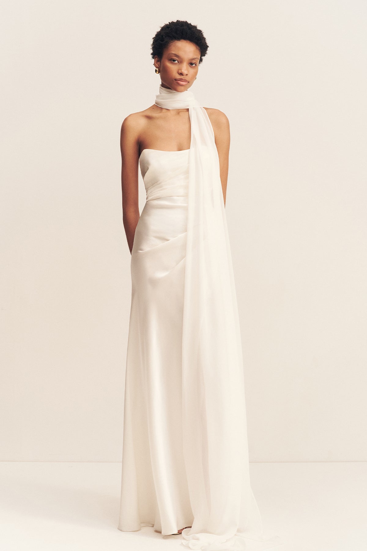 LUCENT SCARF - IVORY
