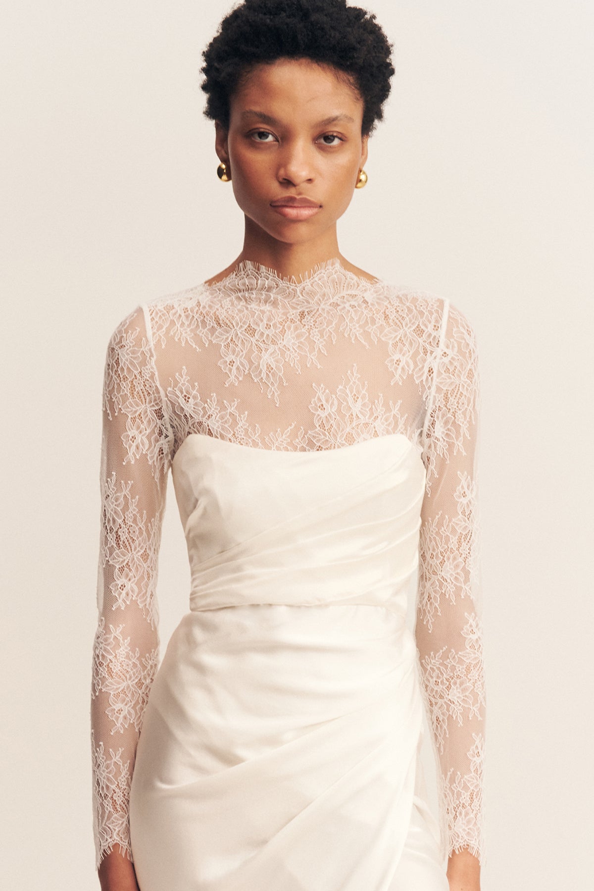 LAMBENT LACE LONG SLEEVE BODYSUIT