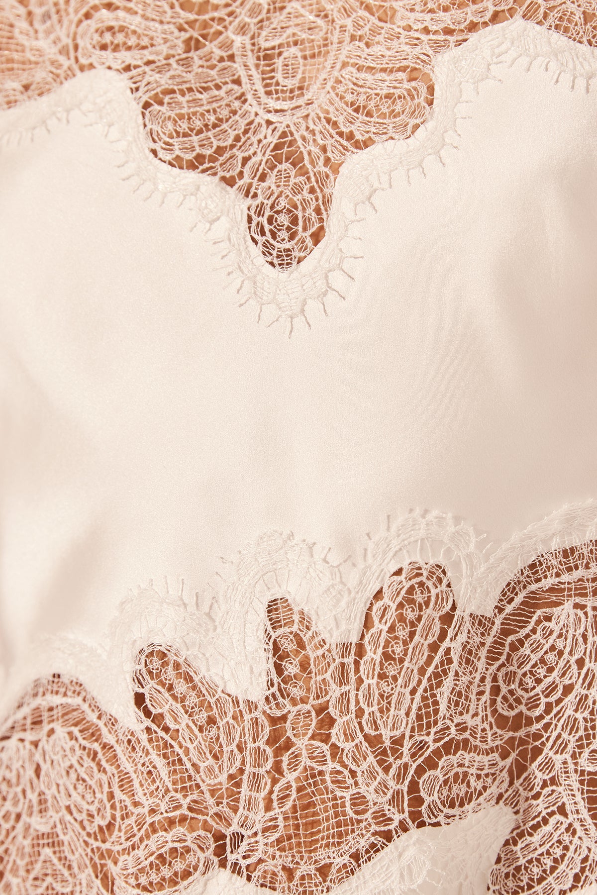 STRATUS LACE PANELLED MAXI DRESS - IVORY