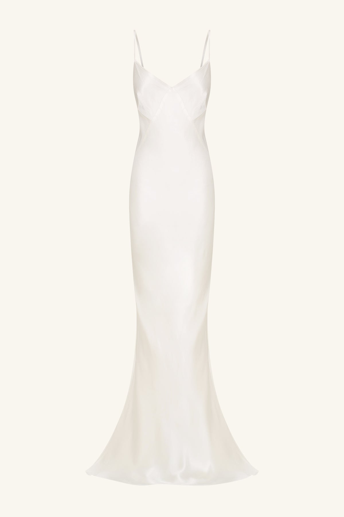 LA LUNE LOW BACK GOWN - WHITE