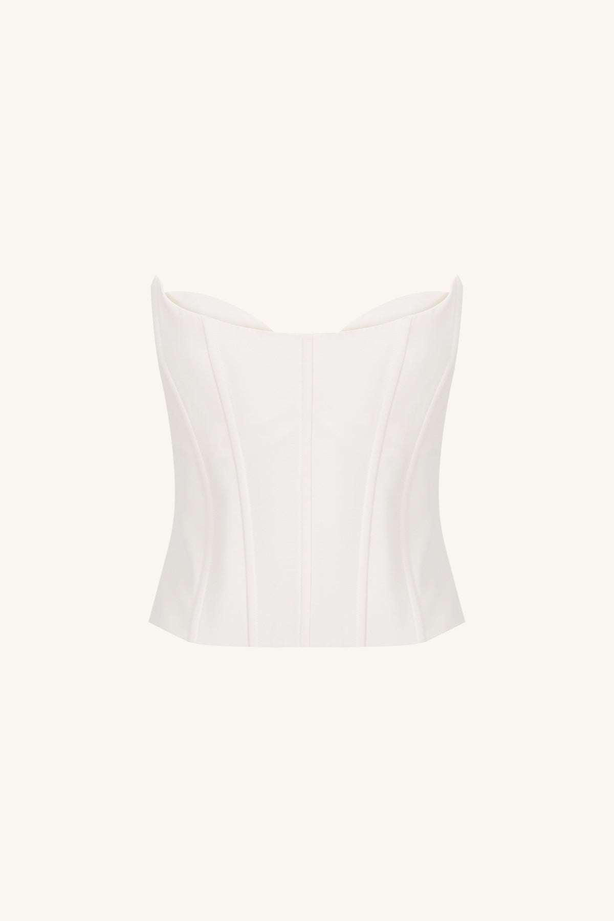 OAKLEY STRAPLESS CORSET - IVORY