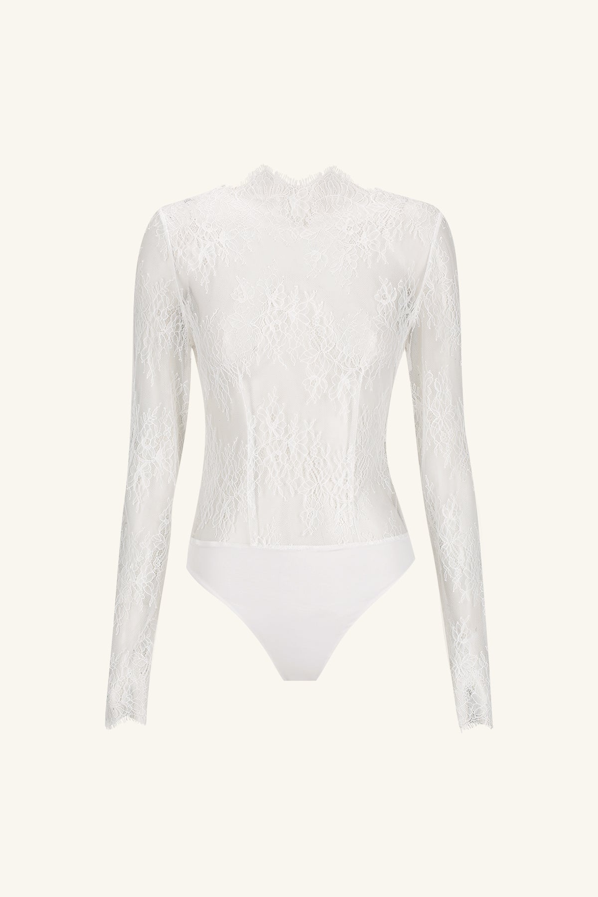 LAMBENT LACE LONG SLEEVE BODYSUIT